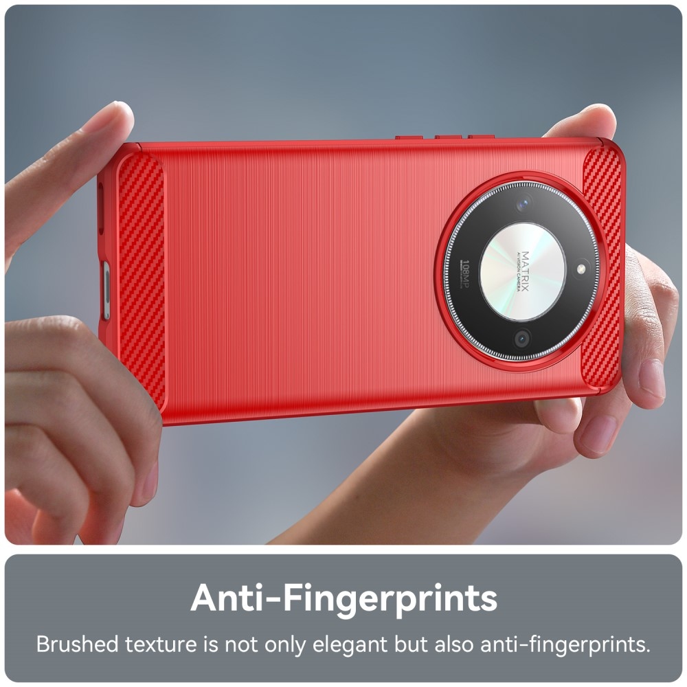 Szénálló zselés tok a Honor Magic 6 Lite 5G készülékhez - piros