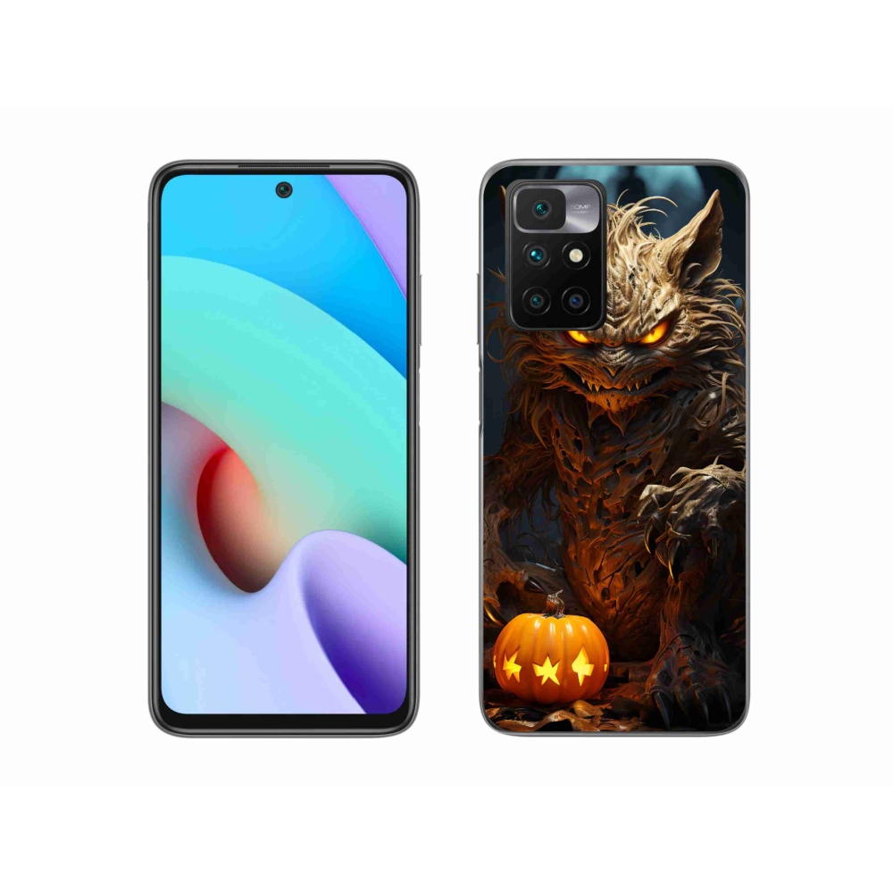 Gél borítás mmCase a Xiaomi Redmi 10/Redmi 10 (2022) - Halloween szörnyeteghez