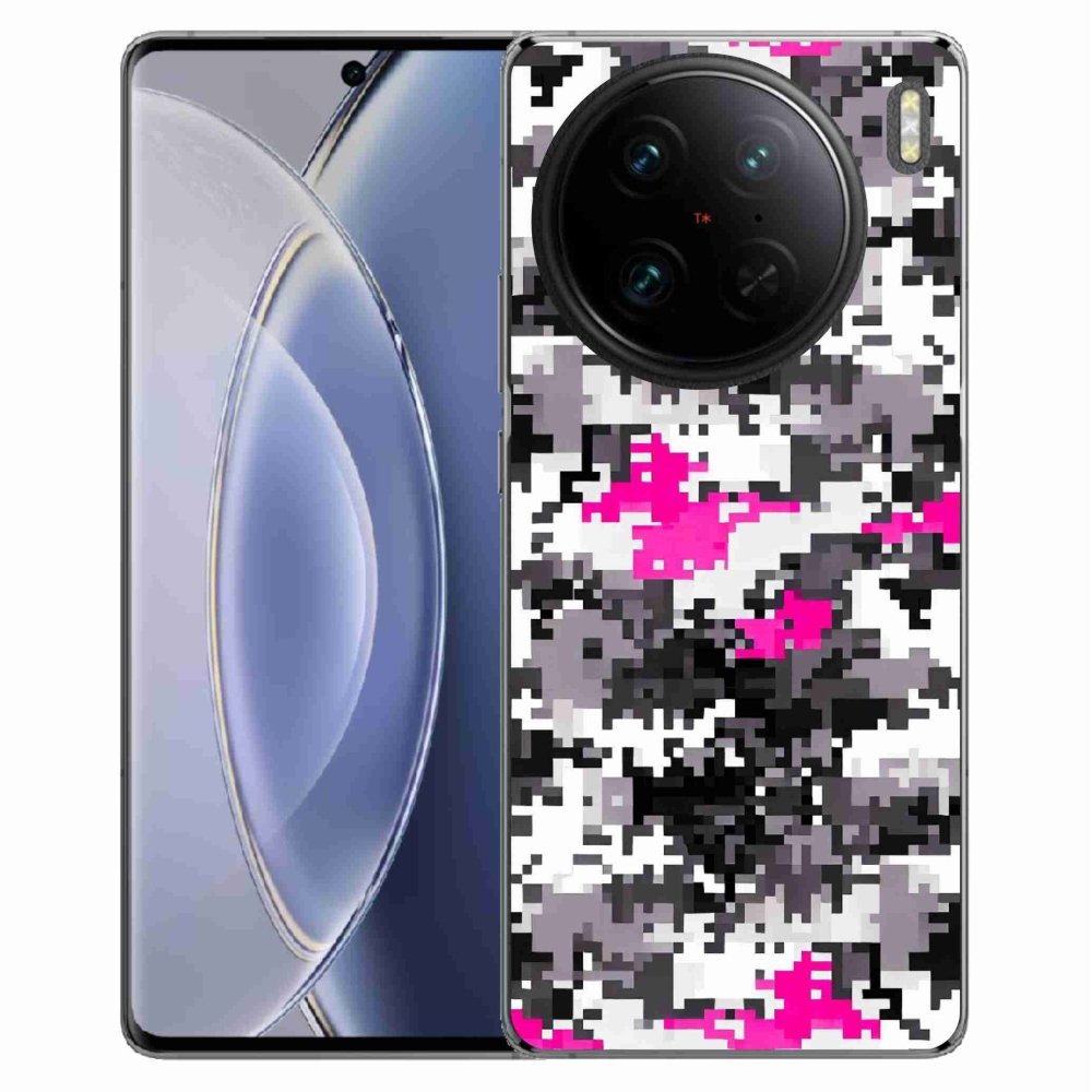 Gél borítás mmCase a Vivo X90 Pro készülékhez - álcázó minta 4