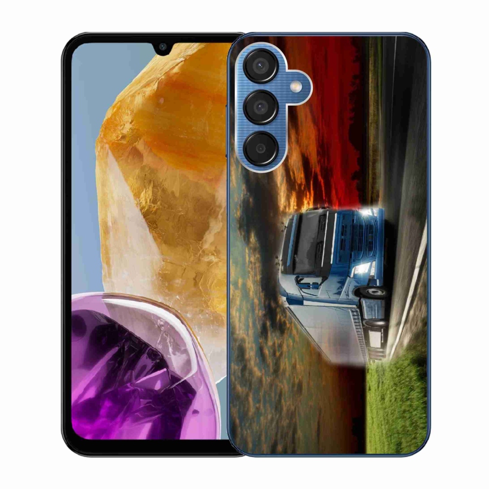 Gél borítás mmCase Samsung Galaxy M15 5G - teherautó 4