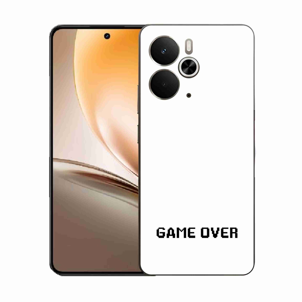 Gél borító mmCase a Realme 14 5G/14T 5G készülékhez - játék fehér háttérrel