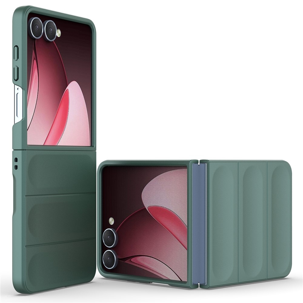 Rugg tartós zselés tok Samsung Galaxy Z Flip7 5G - zöld