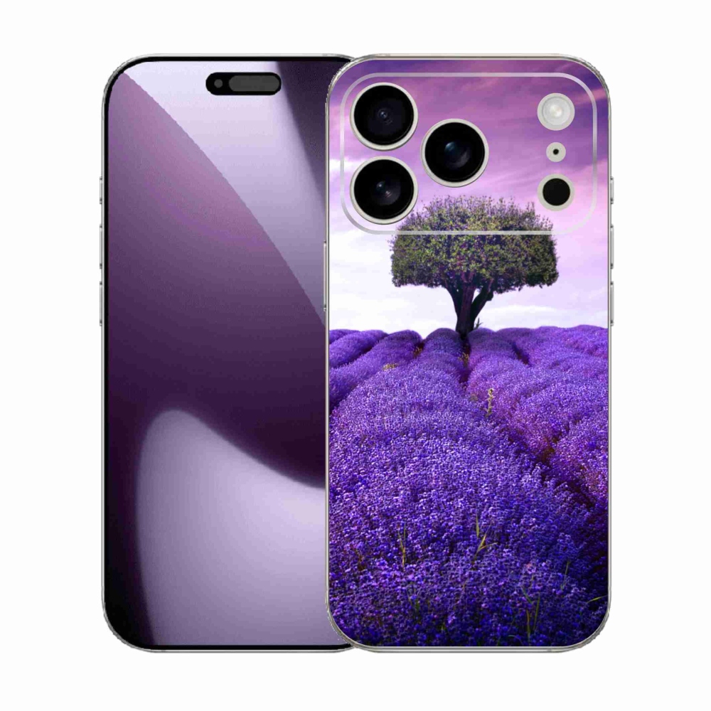 Zselés borítás mmCase iPhone 17 Pro készülékhez - levendula rét