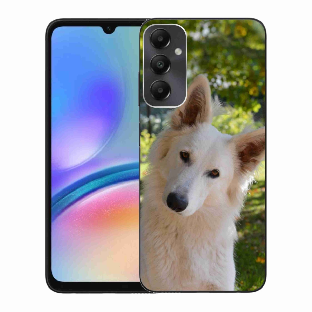 Gél védőhuzat mmCase Samsung Galaxy A05s - fehér Svájci juhász 1