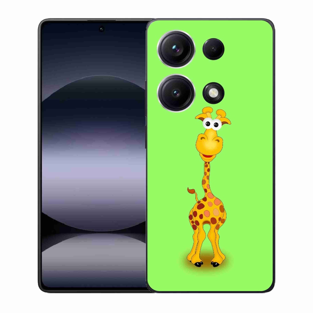 Gél borítás mmCase a Xiaomi Redmi Note 14S-hez - rajzfilm zsiráf