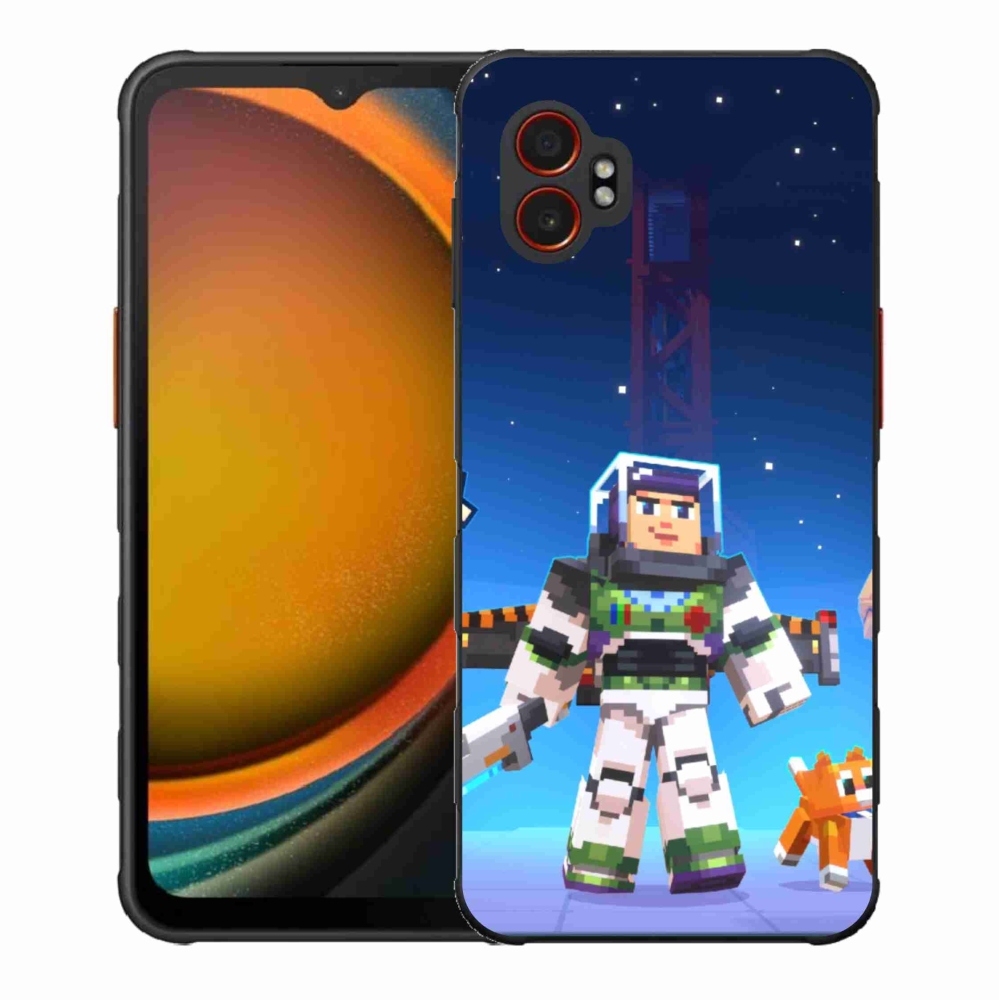 Gél borítás mmCase Samsung Galaxy Xcover 7 Pro készülékhez - minecraft 2
