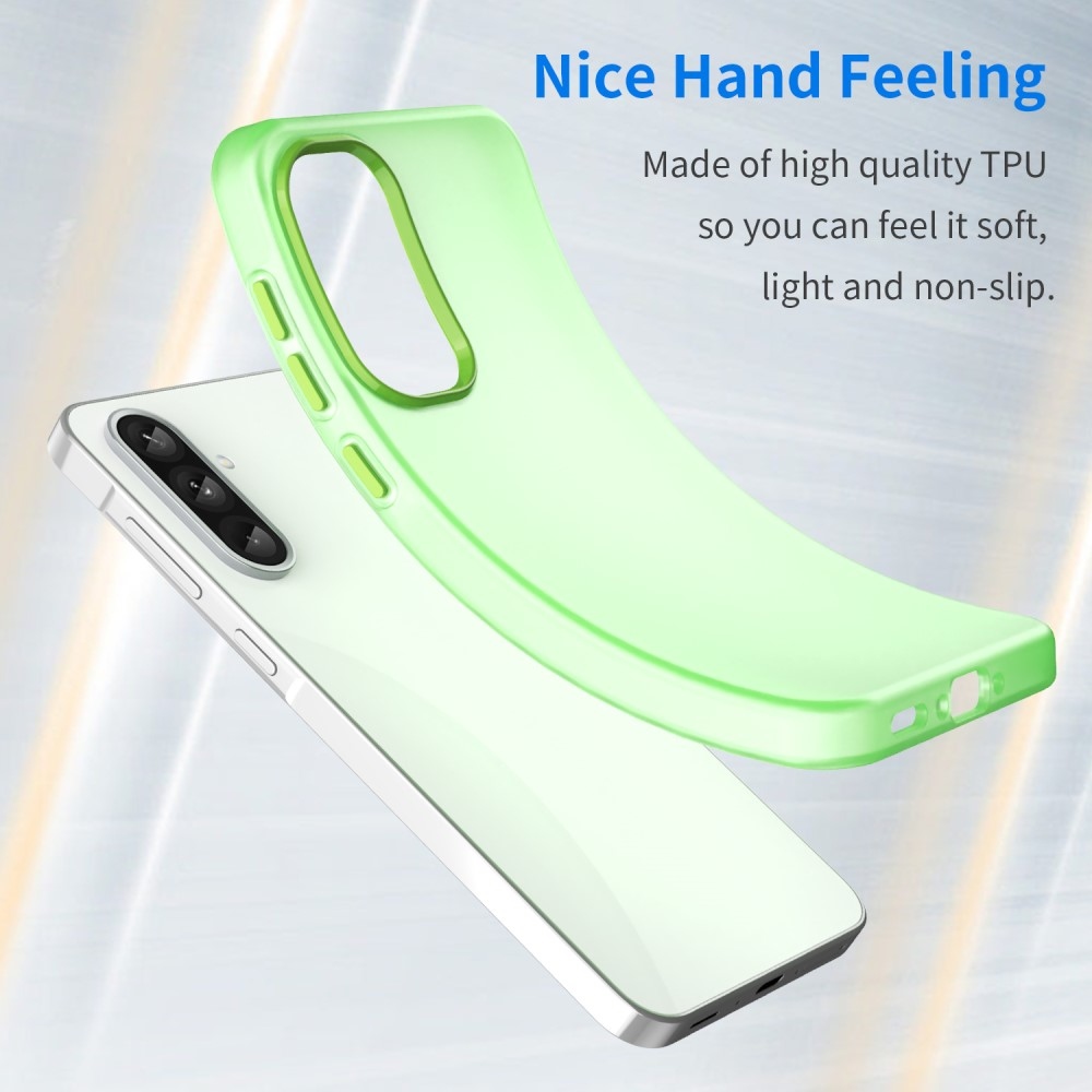 Candys matt zselés tok Samsung Galaxy A36 5G/A56 5G - zöld színben