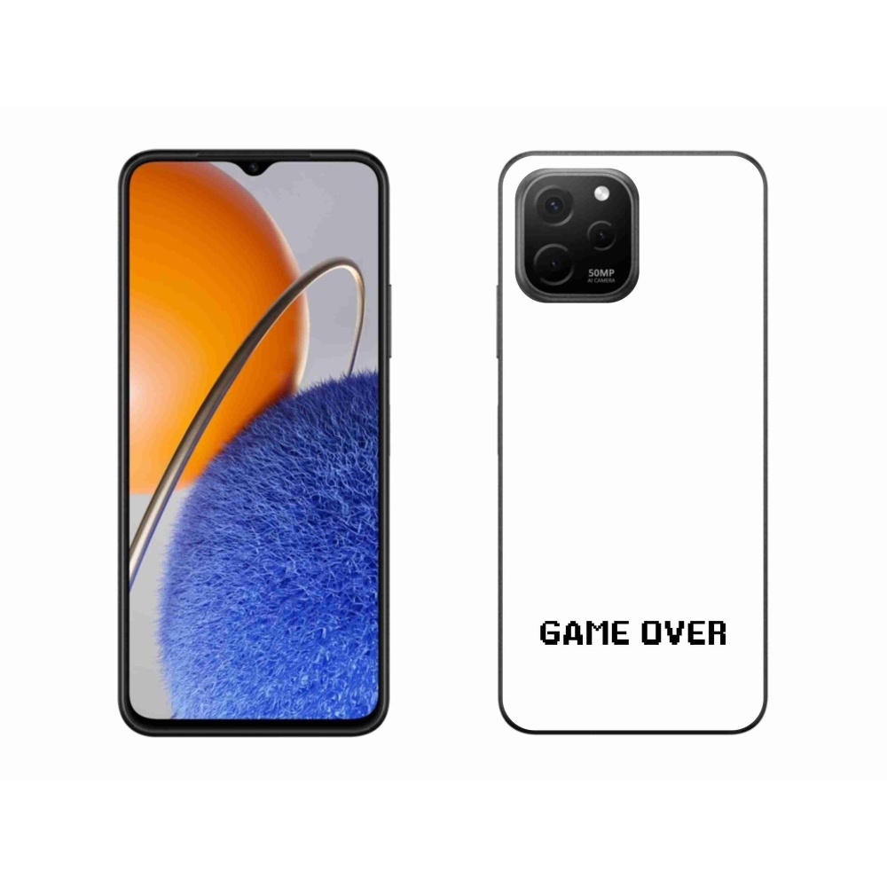 Gél borító mmCase a Huawei Nova Y61 készülékhez - játék fehér háttérrel