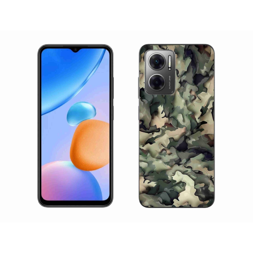 Gél borítás mmCase a Xiaomi Redmi 10 5G-hez - álcázó minta 9