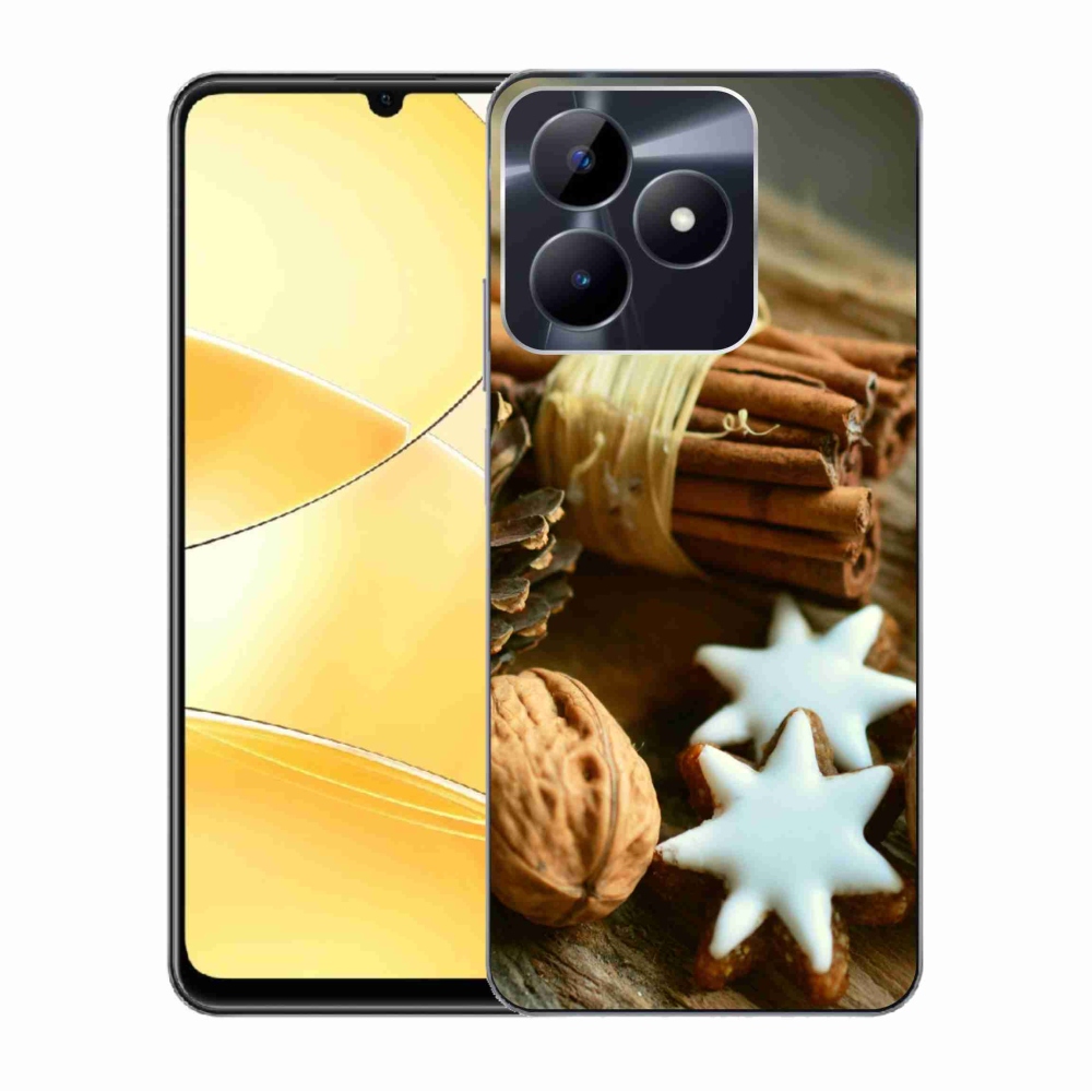 Zselés borítás mmCase a Realme C51/C53 készülékhez - fahéj és mézeskalács