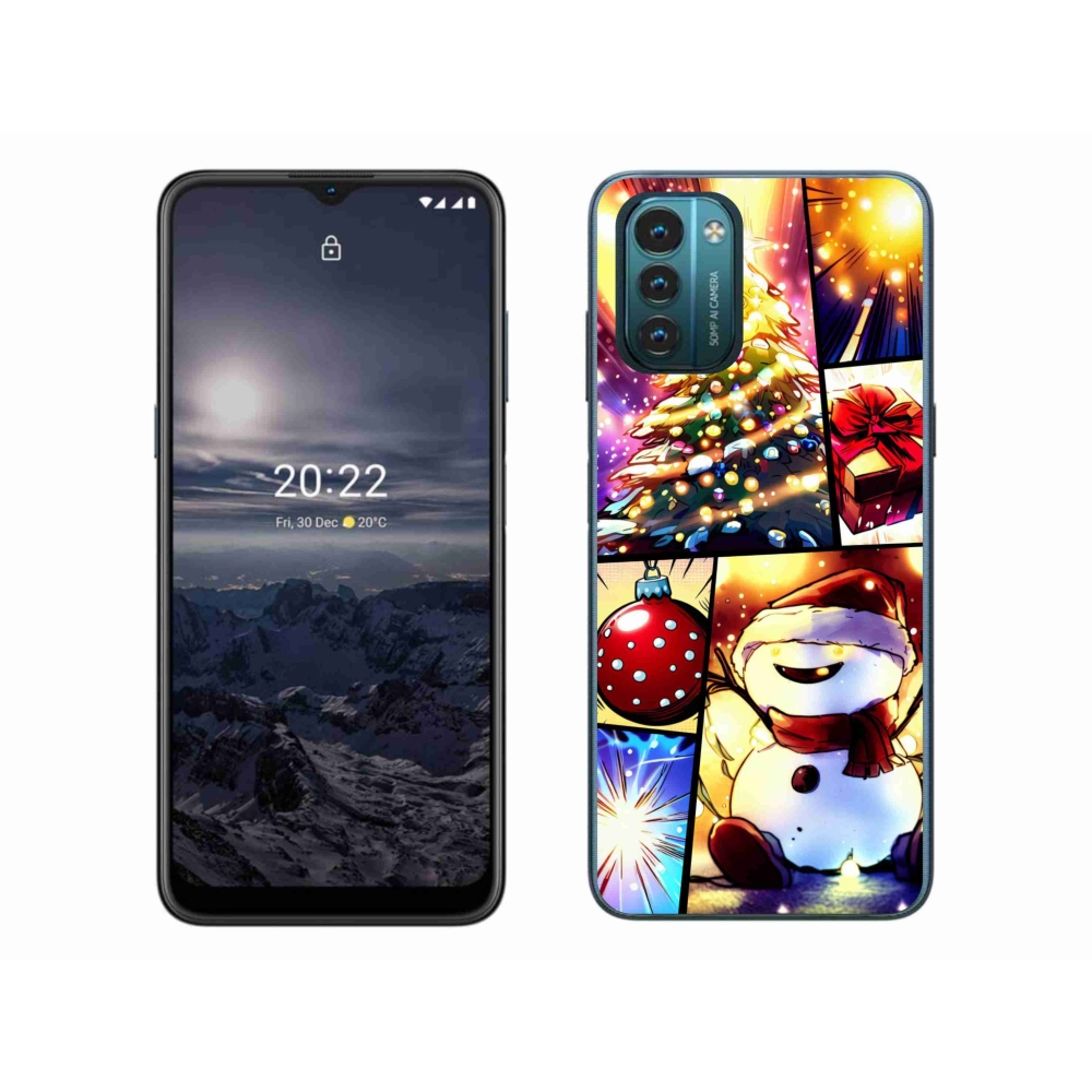 Zselés borító mmCase a Nokia G11/G21 készülékhez - karácsonyi motívumok 1