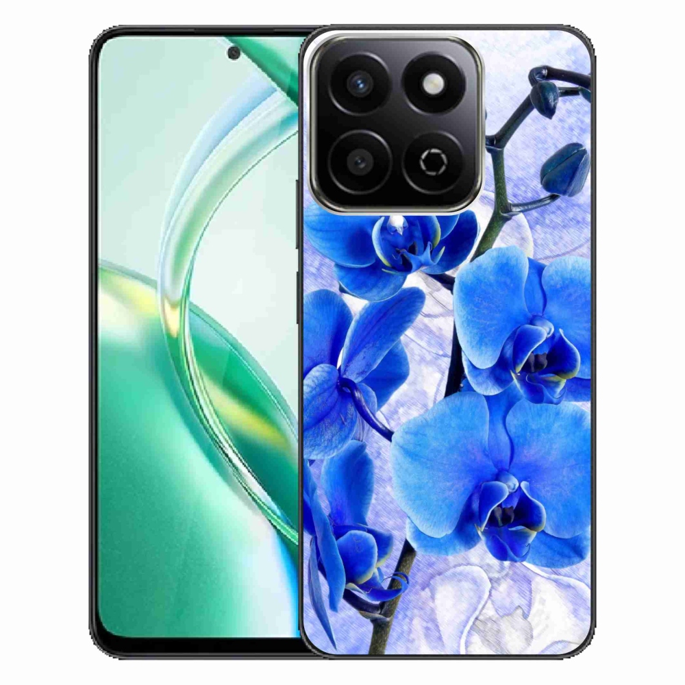 Zselés borító mmCase a Honor 200 Smart 5G készülékhez - kék virágok