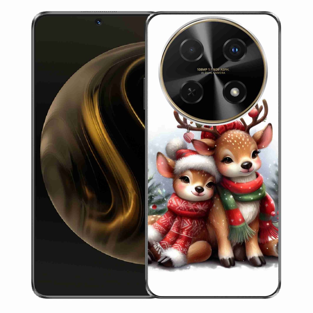 Gél borítás mmCase a Huawei Nova 12i készülékhez - karácsonyi rénszarvas
