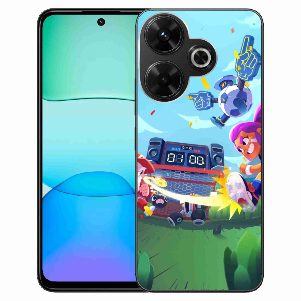 Gél borítás mmCase a Xiaomi Redmi 13 4G/Poco M6 4G - verekedés csillagok 1