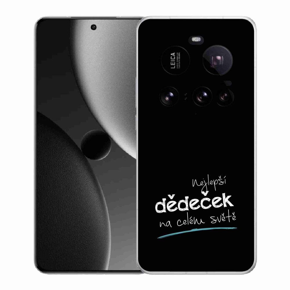 Gél borító mmCase a Xiaomi 15 Ultra - a legjobb nagypapa 3 fekete háttérrel