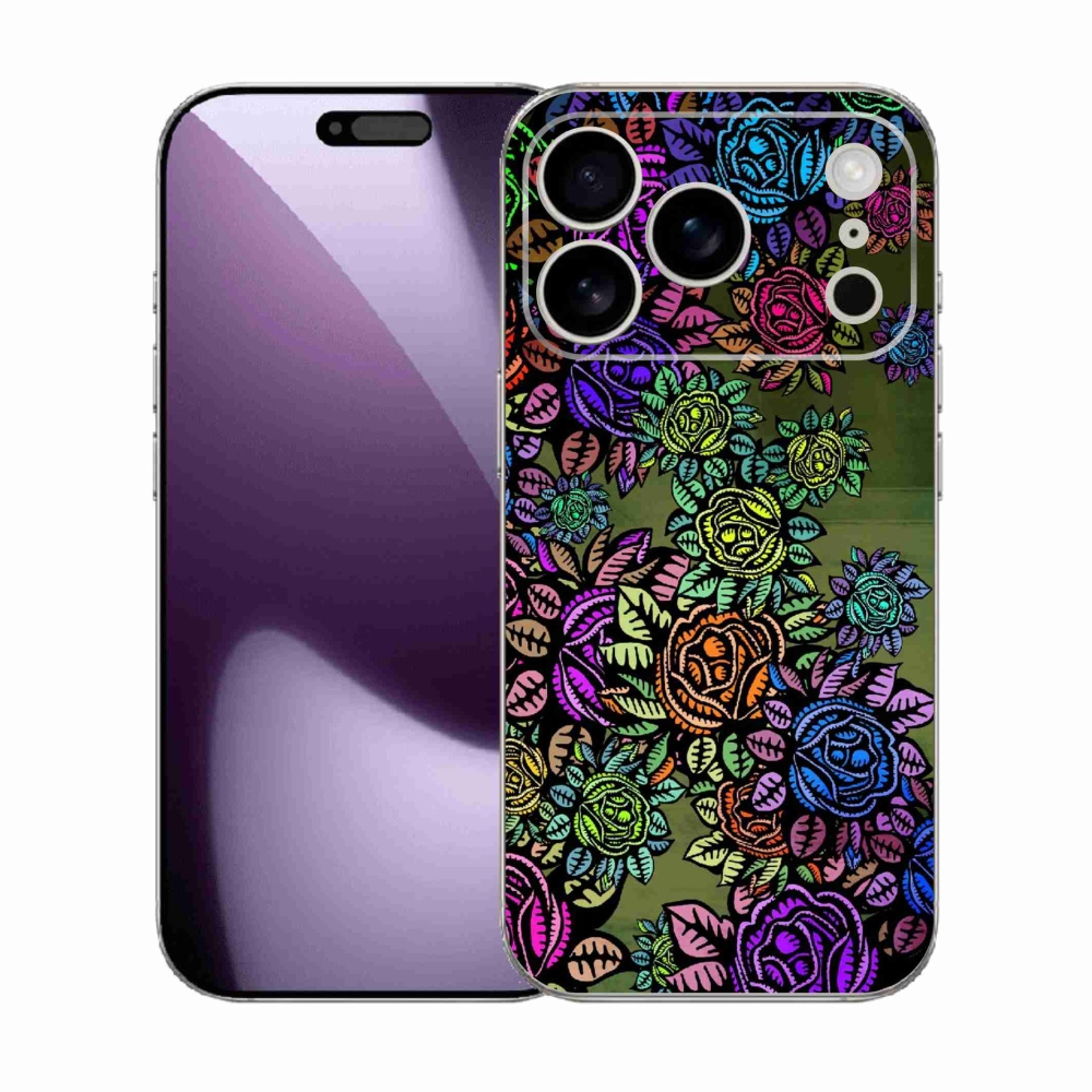 Gél borítás mmCase iPhone 17 Pro készülékhez - virágok 6