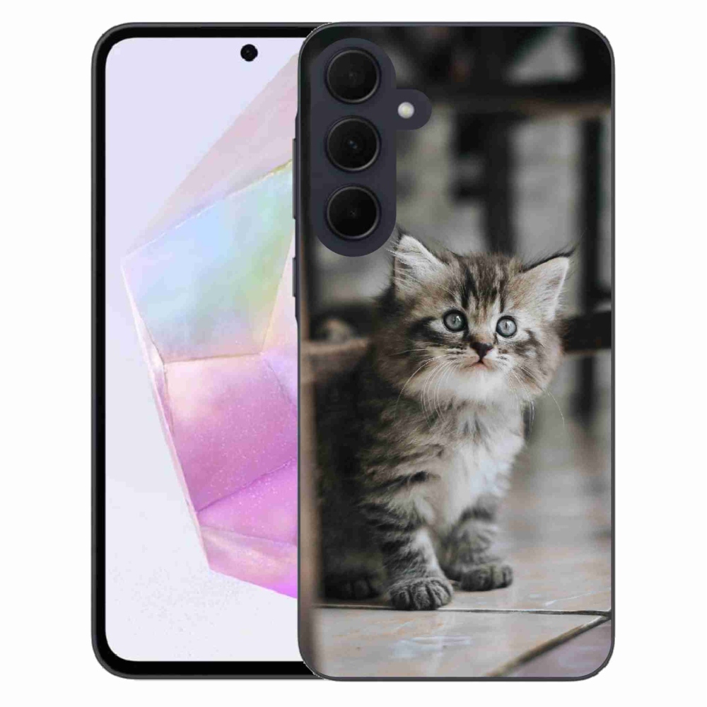 Gél védőhuzat mmCase Samsung Galaxy A35 5G - cica