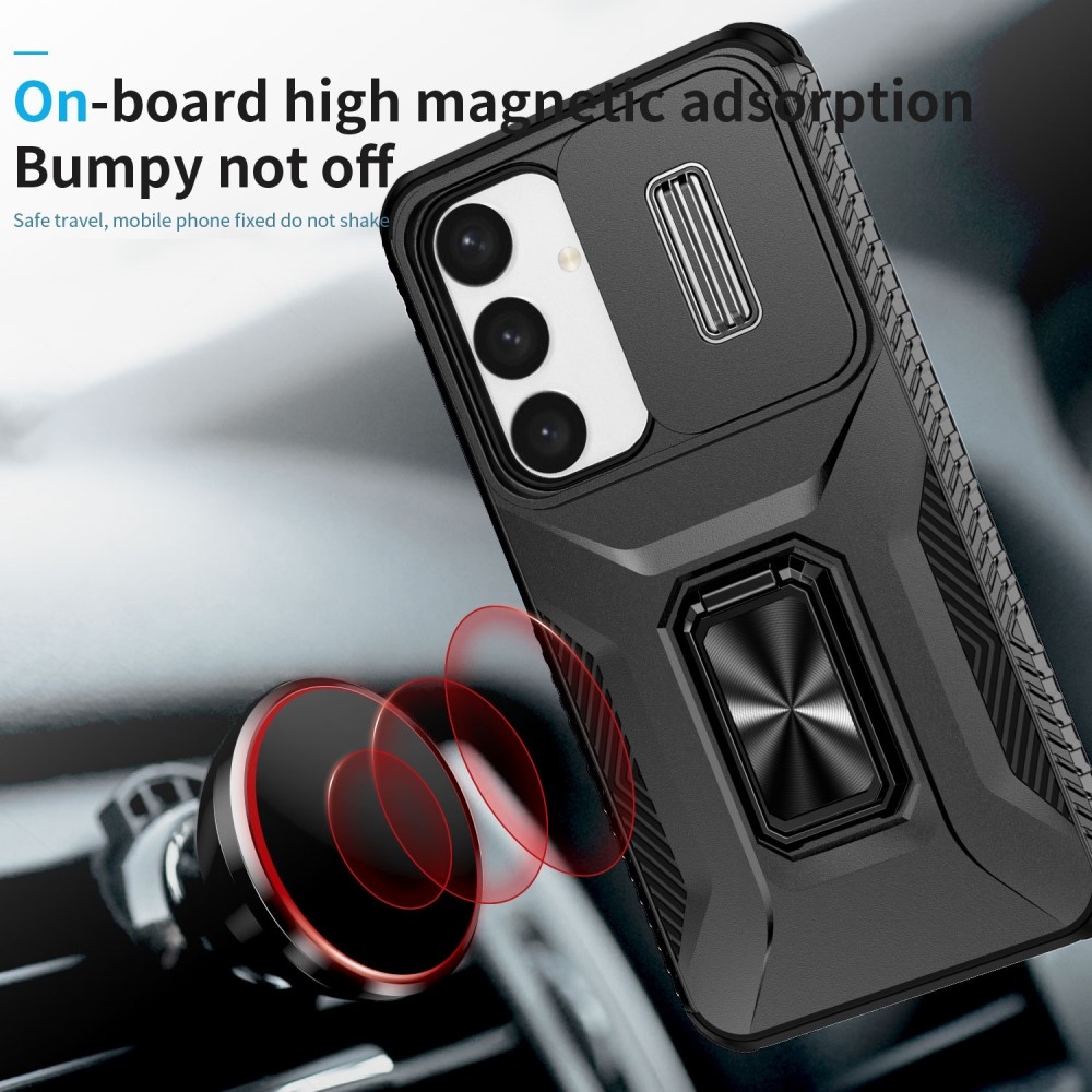 Csúszásálló borító Samsung Galaxy S24+/S25+ készülékhez - fekete