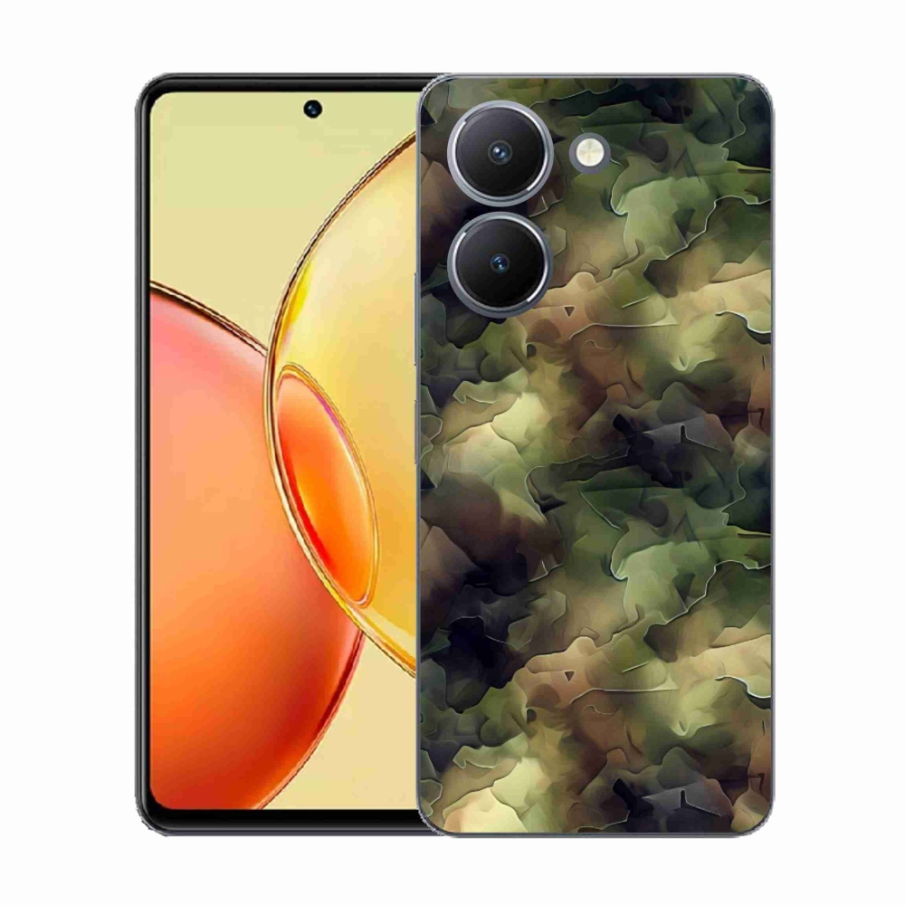 Gél védőhuzat mmCase a Vivo Y36-hoz - terepszínű minta 10
