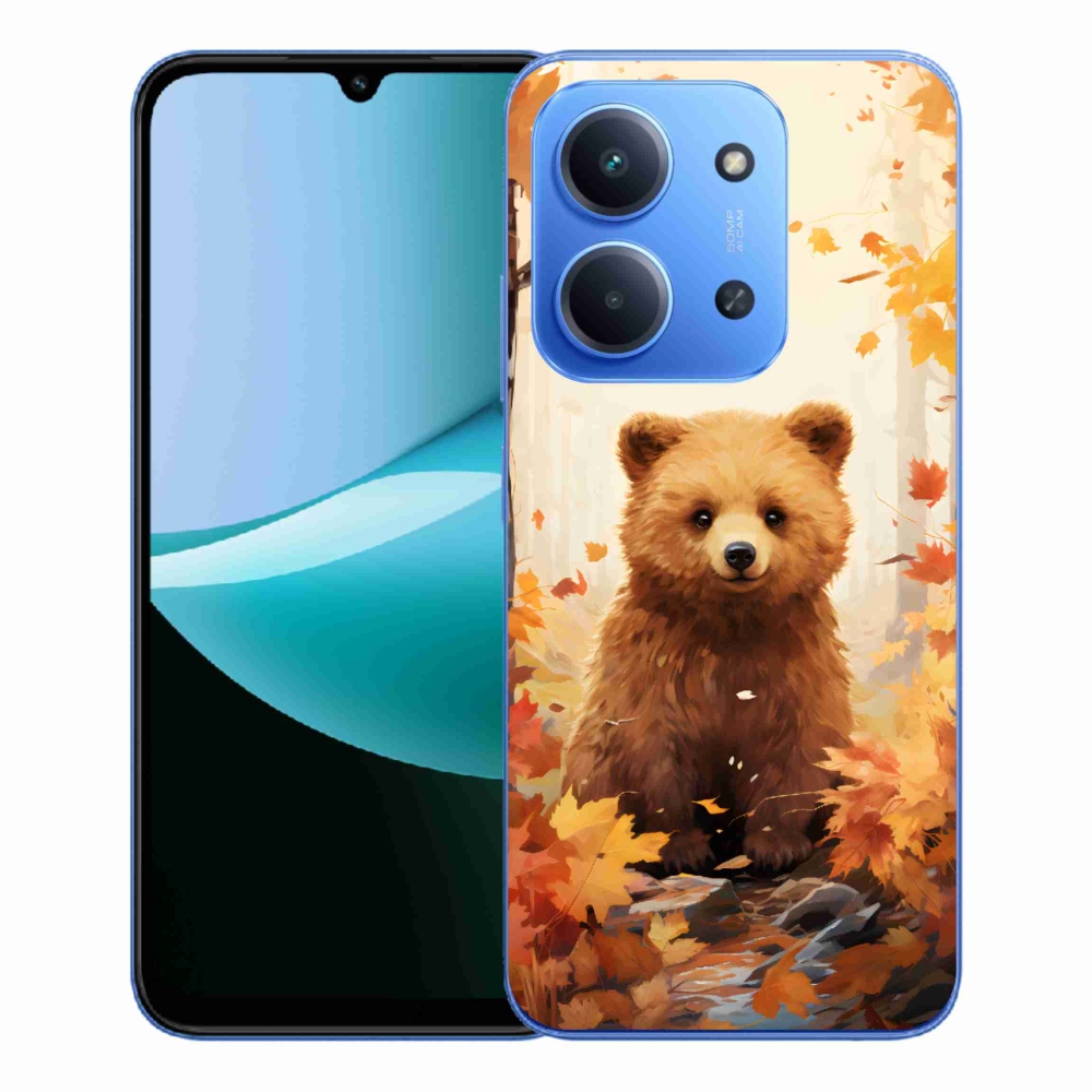 Gél borítás mmCase a Xiaomi Redmi 15C 4G/5G (173mm) - medve az erdőben