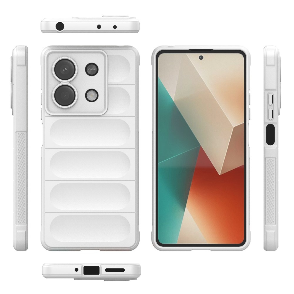 Rugg tartós zselés tok Xiaomi Redmi Note 13 5G - fehér