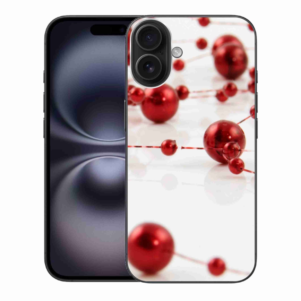 Gél borítás mmCase iPhone 16 Plus készülékhez - Karácsonyi lánc