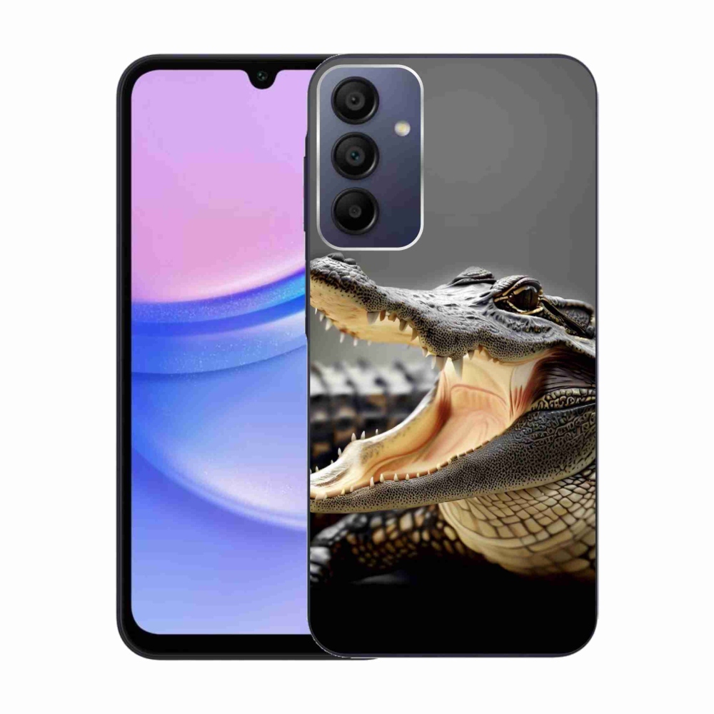 Zselés borítás mmCase Samsung Galaxy A15 4G/5G - krokodil