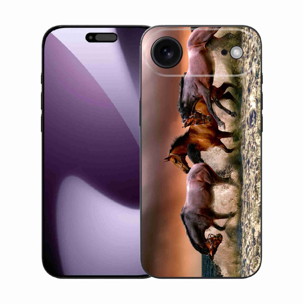 Zselés borítás mmCase iPhone 17 Air készülékhez - lovak 1