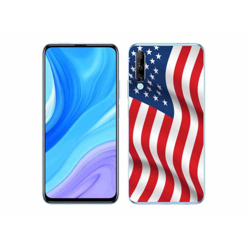 Gél borítás mmCase a Honor 9X Pro számára - amerikai zászló