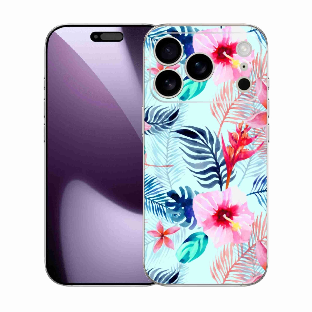 Zselés borítás mmCase iPhone 17 Pro készülékhez - virágok