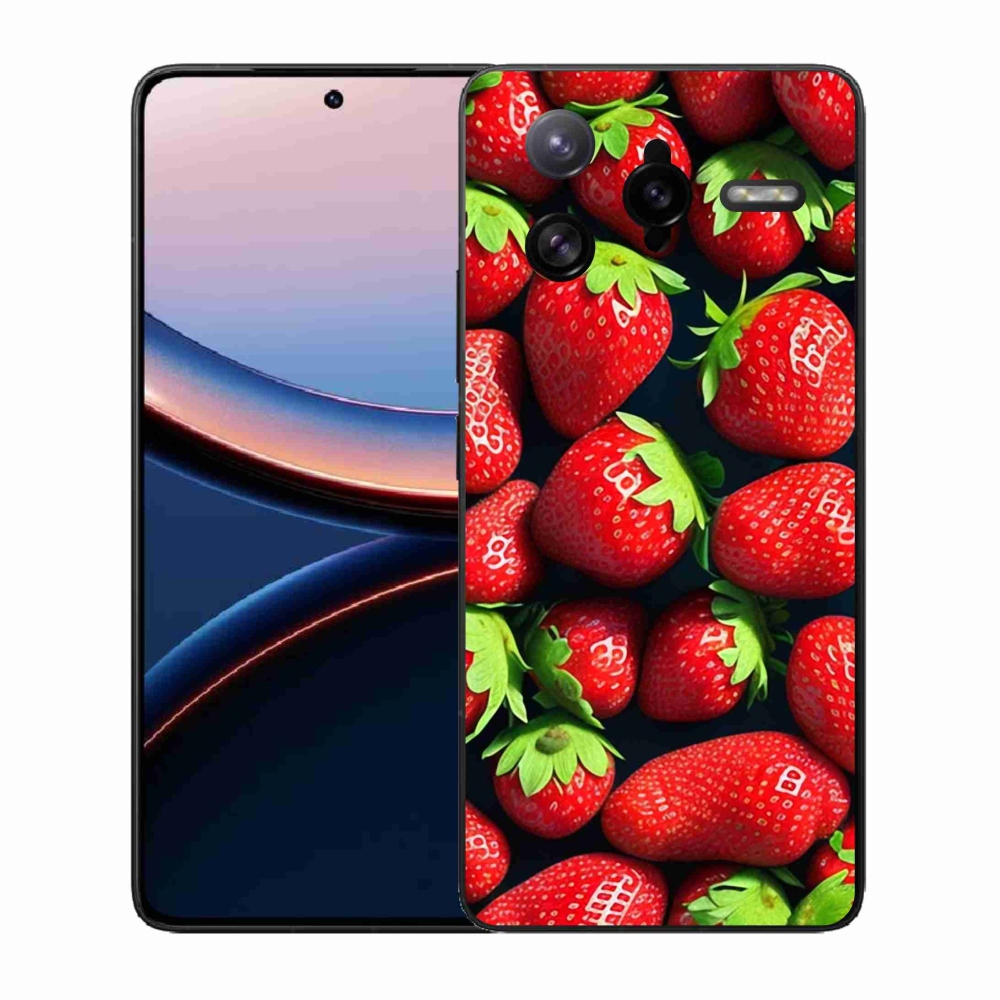 Gél borítás mmCase a Xiaomi Poco F7 Ultra számára - eper