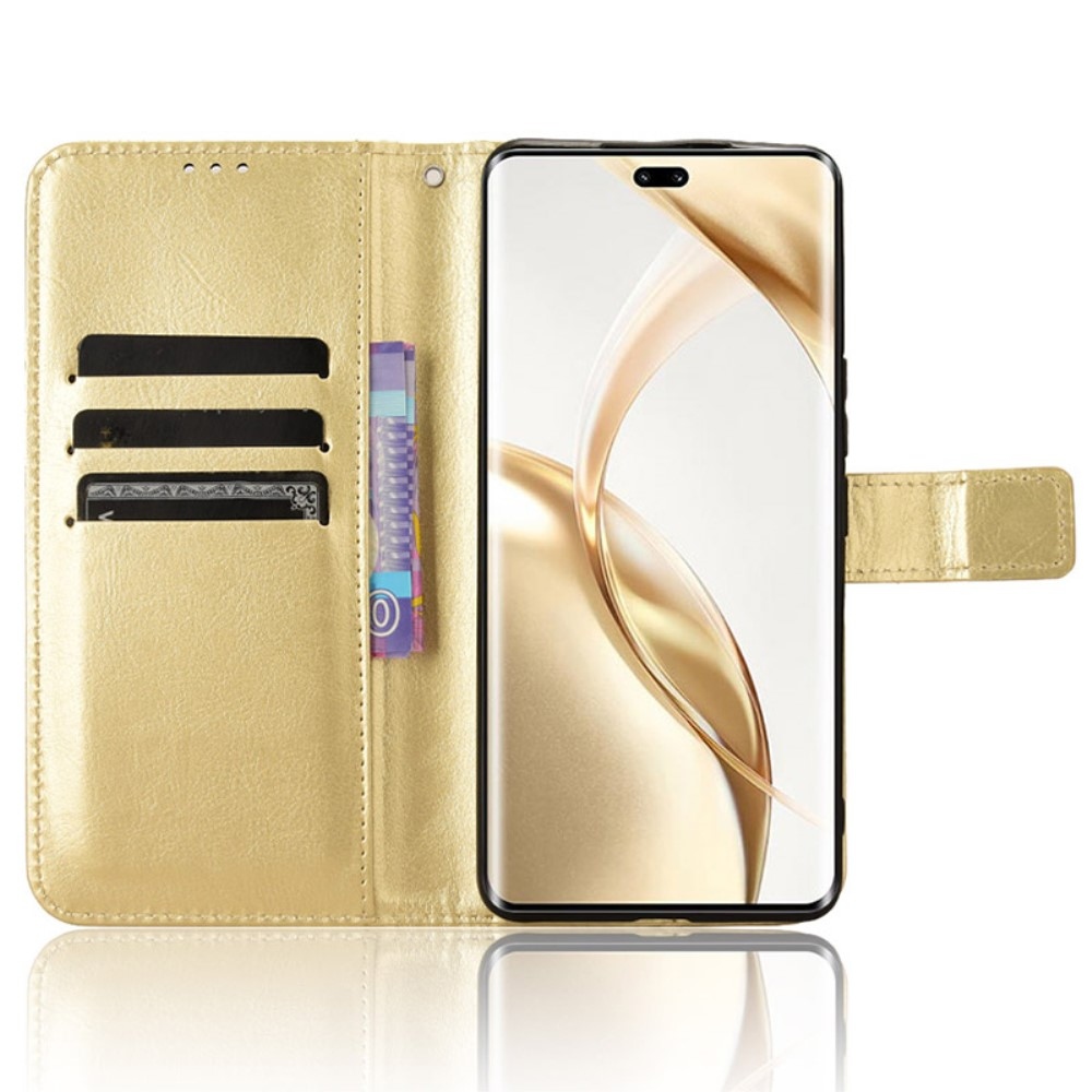 Őrült könyv tok a Honor 200 Pro 5G-hez - arany színben