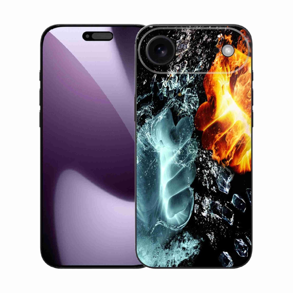 Zselés borítás mmCase iPhone 17 Air készülékhez - víz és tűz