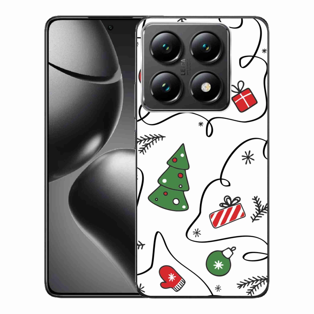 Gél borítás mmCase a Xiaomi 14T Pro számára - karácsonyi motívumok