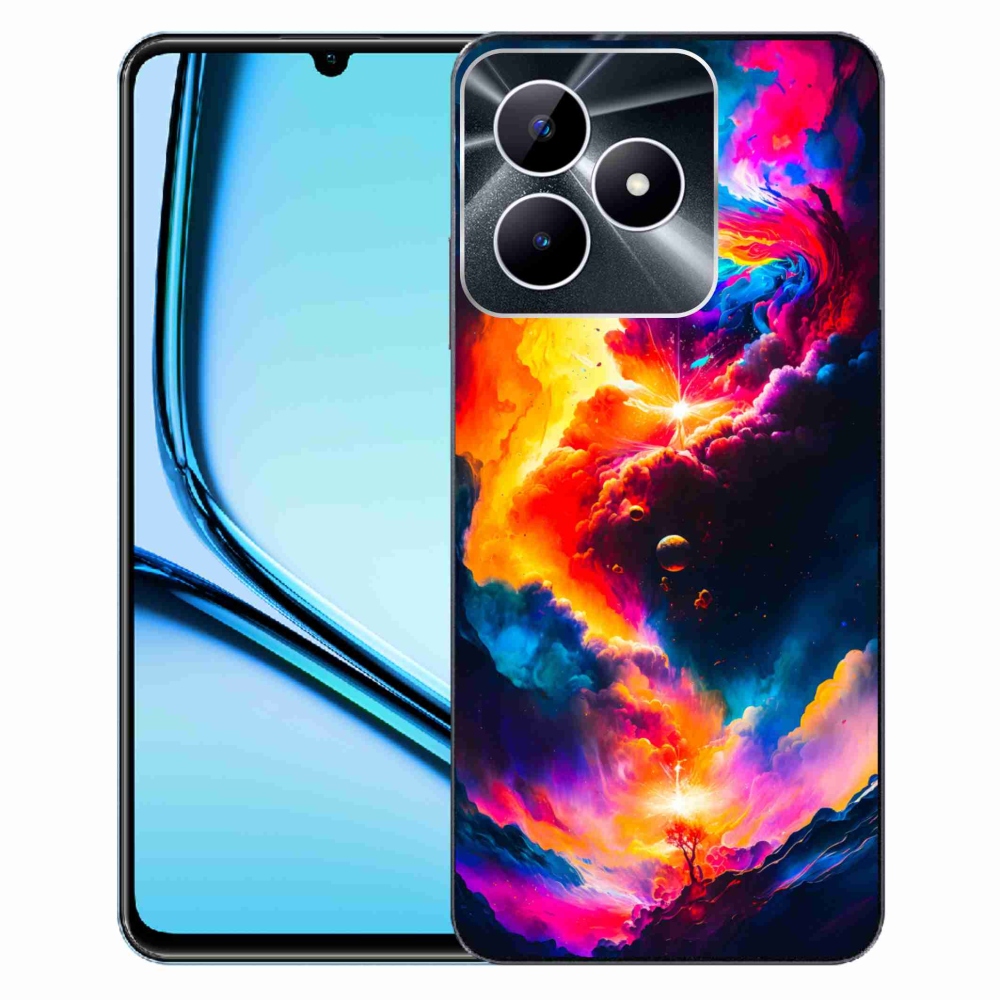 Gel Cover mmCase a Realme Note 50 készülékhez - absztrakt motívum