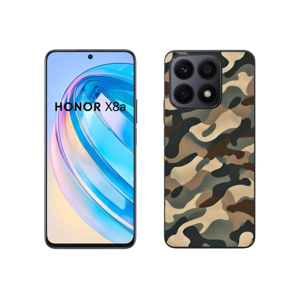 Zselés borítás mmCase a Honor X8a készülékhez - álcázó minta 11