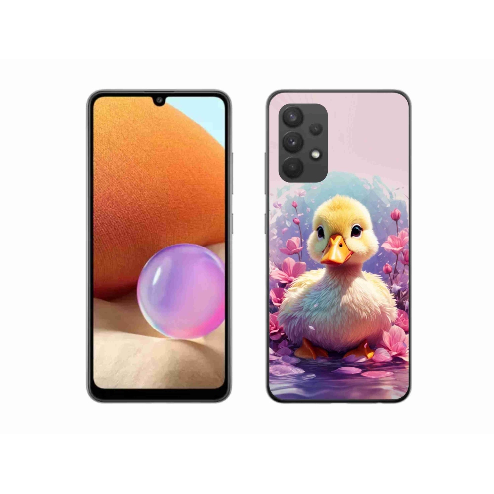 Gél borítás mmCase Samsung Galaxy A32 4G - kacsa