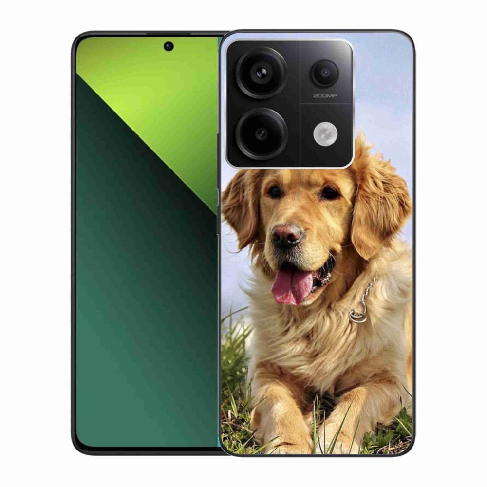 Gél tok mmCase a Xiaomi Redmi Note 13 Pro 5G/Poco X6 5G - arany retrieverhez