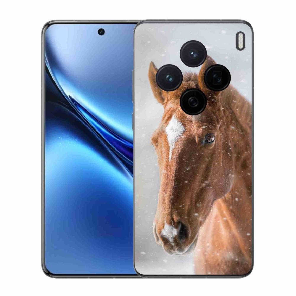 Zselés tok mmCase Vivo X200 5G - barna ló 2