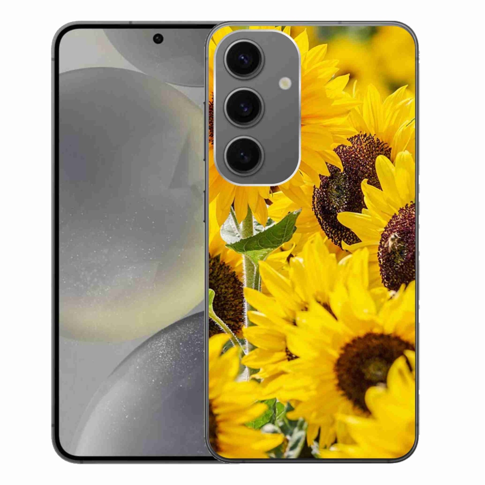 Zselés borítás mmCase Samsung Galaxy S24+ készülékhez - Napraforgó