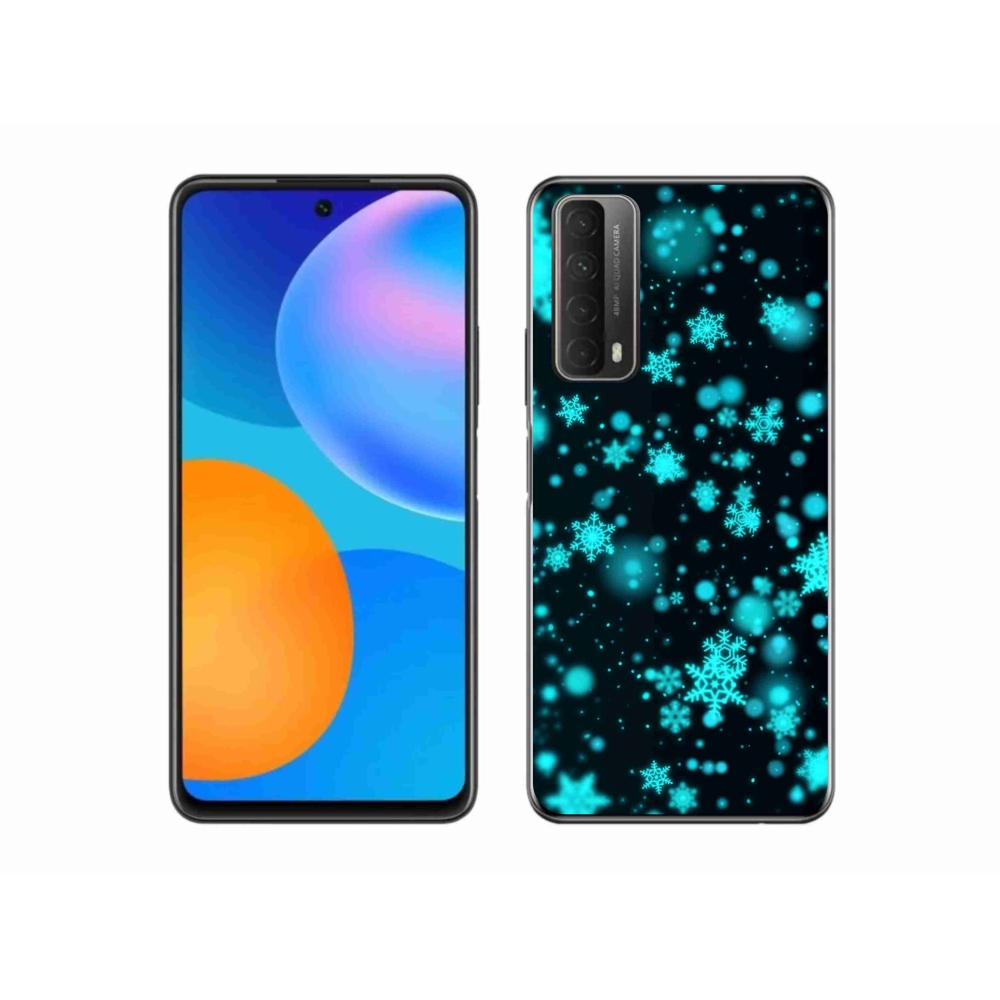 Zselés borítás mmCase a Huawei P Smart (2021) - hópelyhek 1