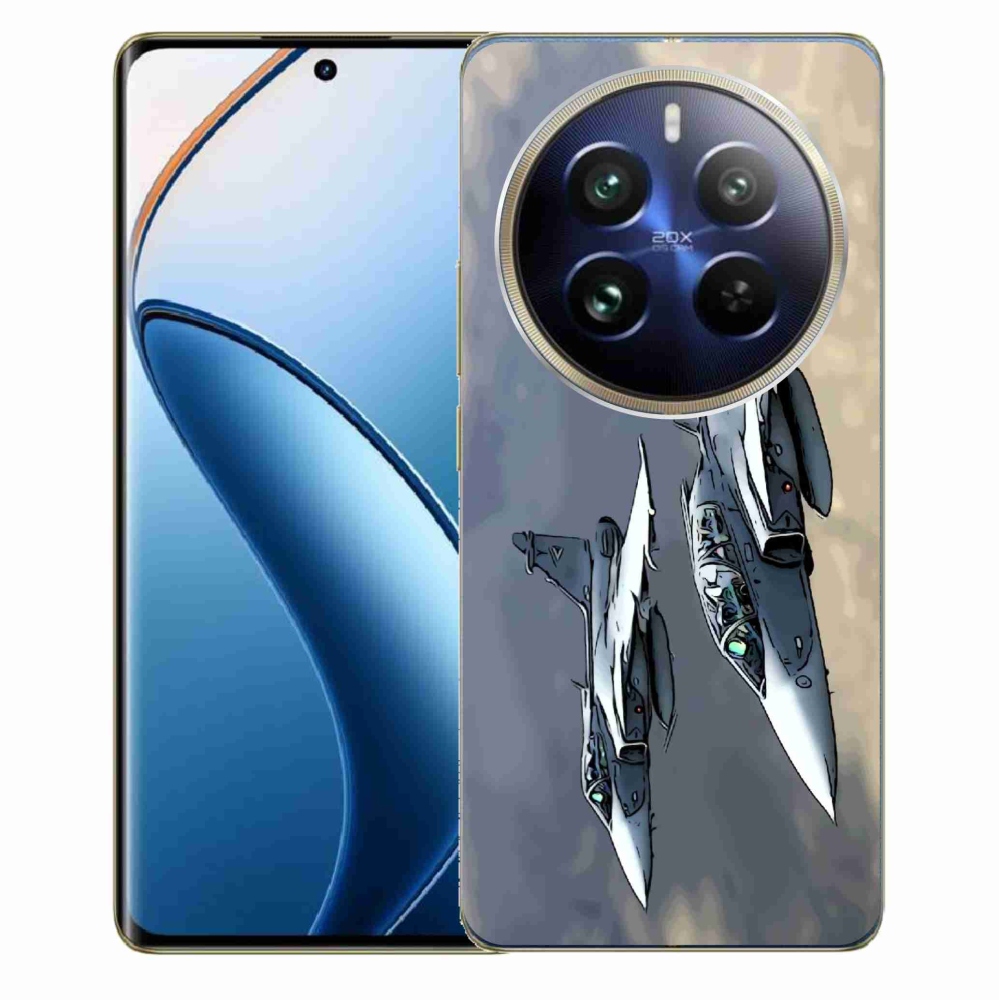 Gél borítás mmCase a Realme 12 Pro 5G/12 Pro+ 5G számára - vadászrepülők