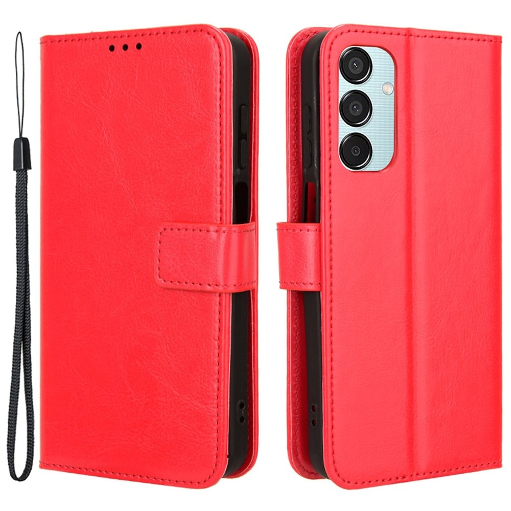 Őrült könyves tok Samsung Galaxy M15 5G - piros