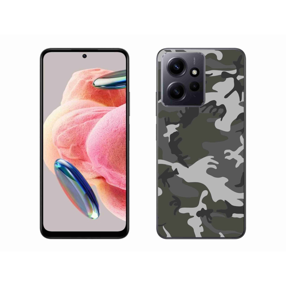Gél borítás mmCase a Xiaomi Redmi Note 12 4G-hez - terepszínű mintázat