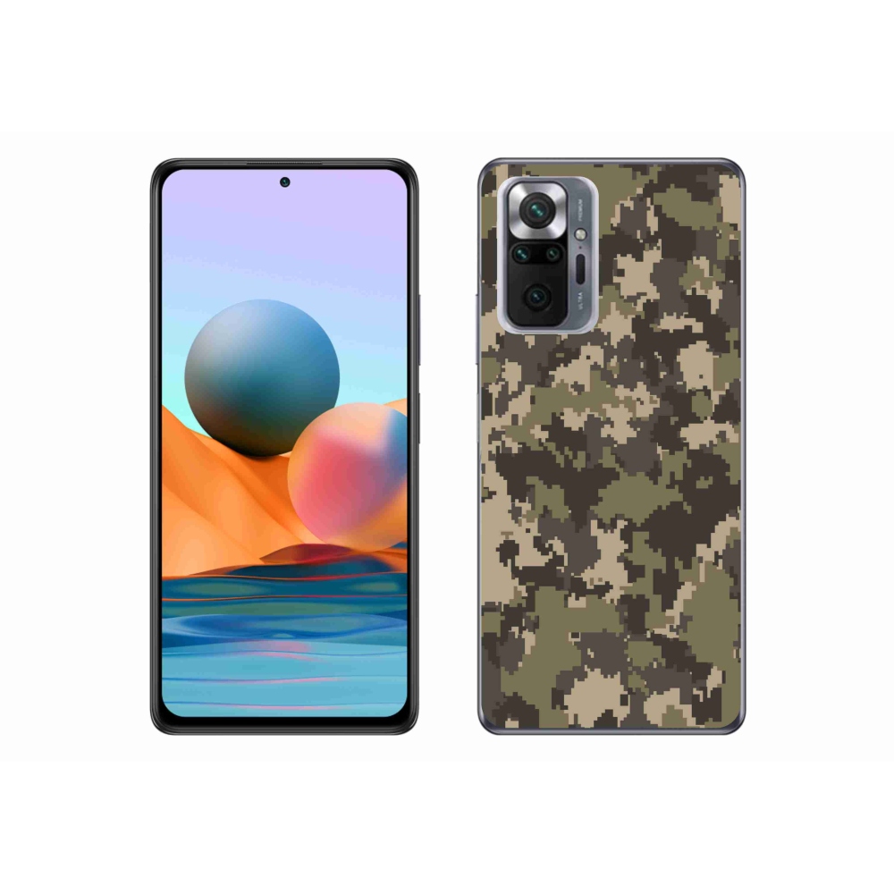 Gél borítás mmCase a Xiaomi Redmi Note 10 Pro készülékhez - terepszínű minta 12