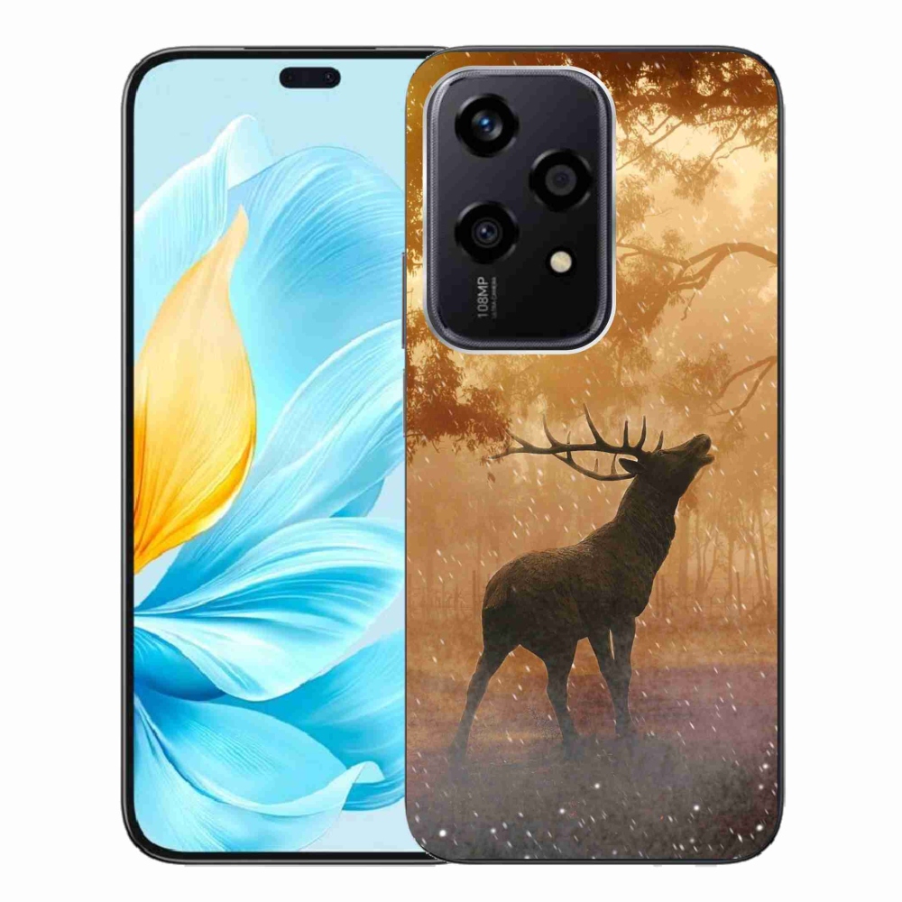 Zselés borítás mmCase a Honor 200 Lite 5G számára - szarvasok a szarvasbőgésben