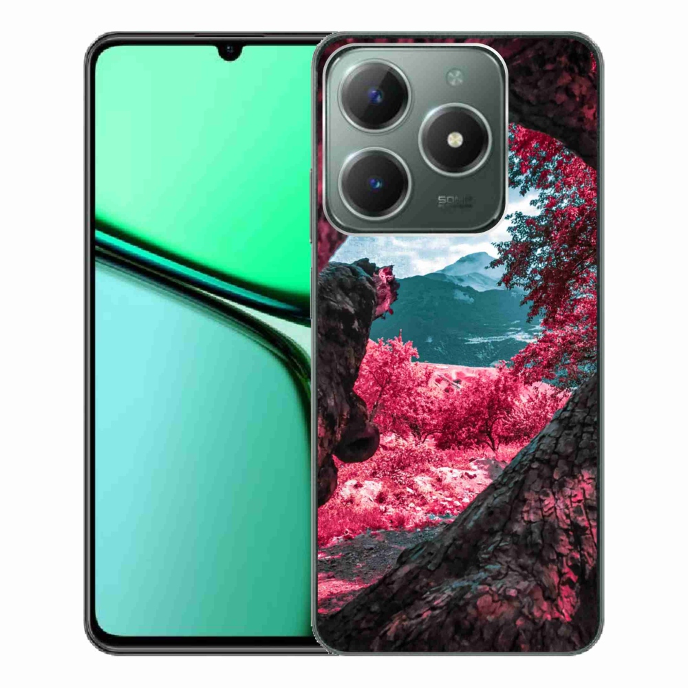 Gél borítás mmCase a Realme C61 készülékhez - hegyi kilátás