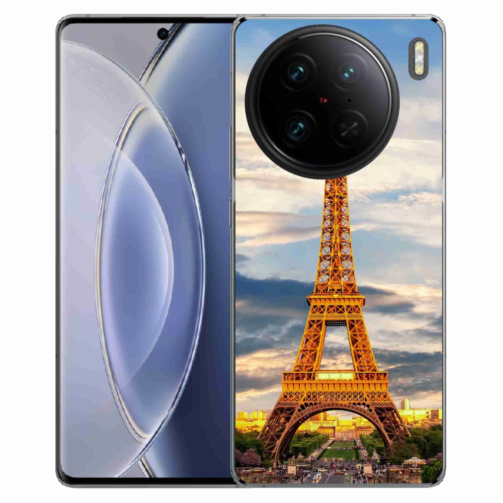 Gél borítás mmCase a Vivo X90 Pro-n - eiffel torony 3