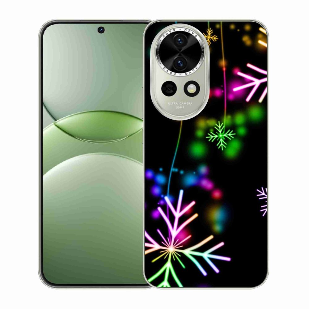 Gél borítás mmCase a Huawei Nova 13 5G-n - színes pelyhekkel