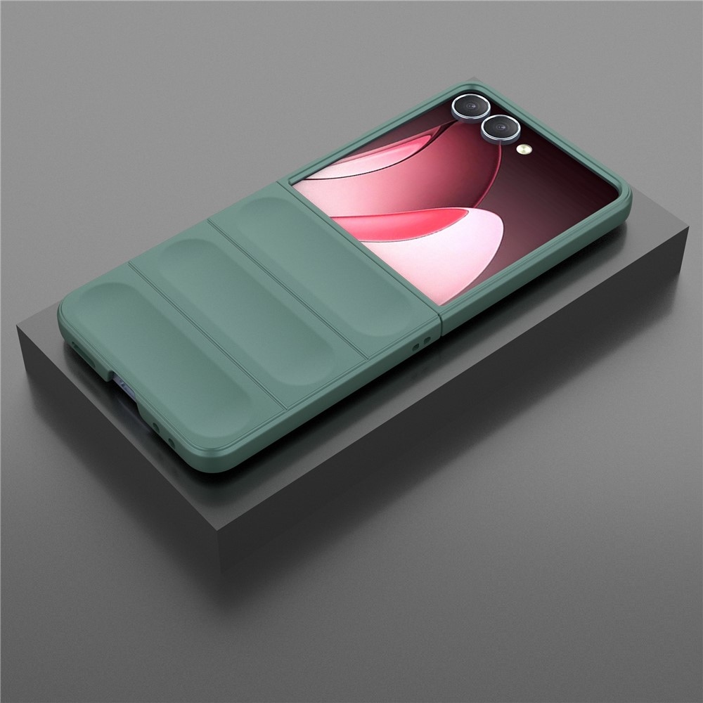 Rugg tartós zselés tok Samsung Galaxy Z Flip7 5G - zöld